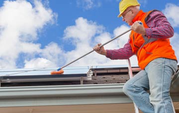 Covenham St Bartholomew soft wash roof cleaning
